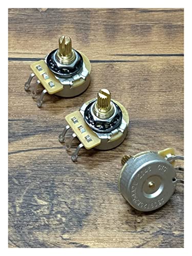 AGOUNOD Potentiomètre 1 pièce CTS 250K Potentiomètre Audio d’arbre à Arbre Fendu en Laiton, adapté à la Guitare… - Les Beatles, Paul McCartney, John Lennon, RIngo Starr, George Harrison AGOUNOD Potentiomètre 1 pièce CTS 250K Potentiomètre Audio d'arbre à Arbre Fendu en Laiton, adapté à la Guitare…