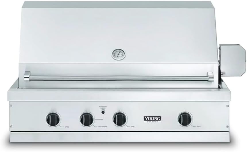 Windproof Covers 41 inch Heavy Duty Premium Grill Cover to fit Previous Generation Viking T & E Series Built-in Grill