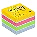 Post-it 2051-U Haftnotiz Mini Würfel (70 g/qm, 51 x 51 mm) 400 Blatt ultrafarben