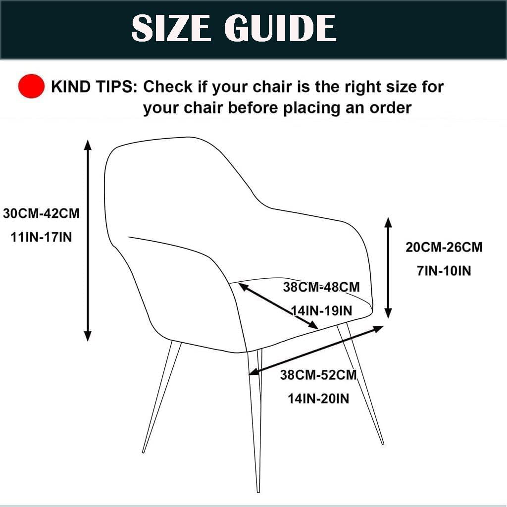 Velvet Dining Chair Covers Set of 4/6/2/1 with Wingback Arms Chair Slipcover Modern Bar Stools Covers Wing Back Chair Protector for Dining Room Banquet Decor,Wine red 1,2pcs