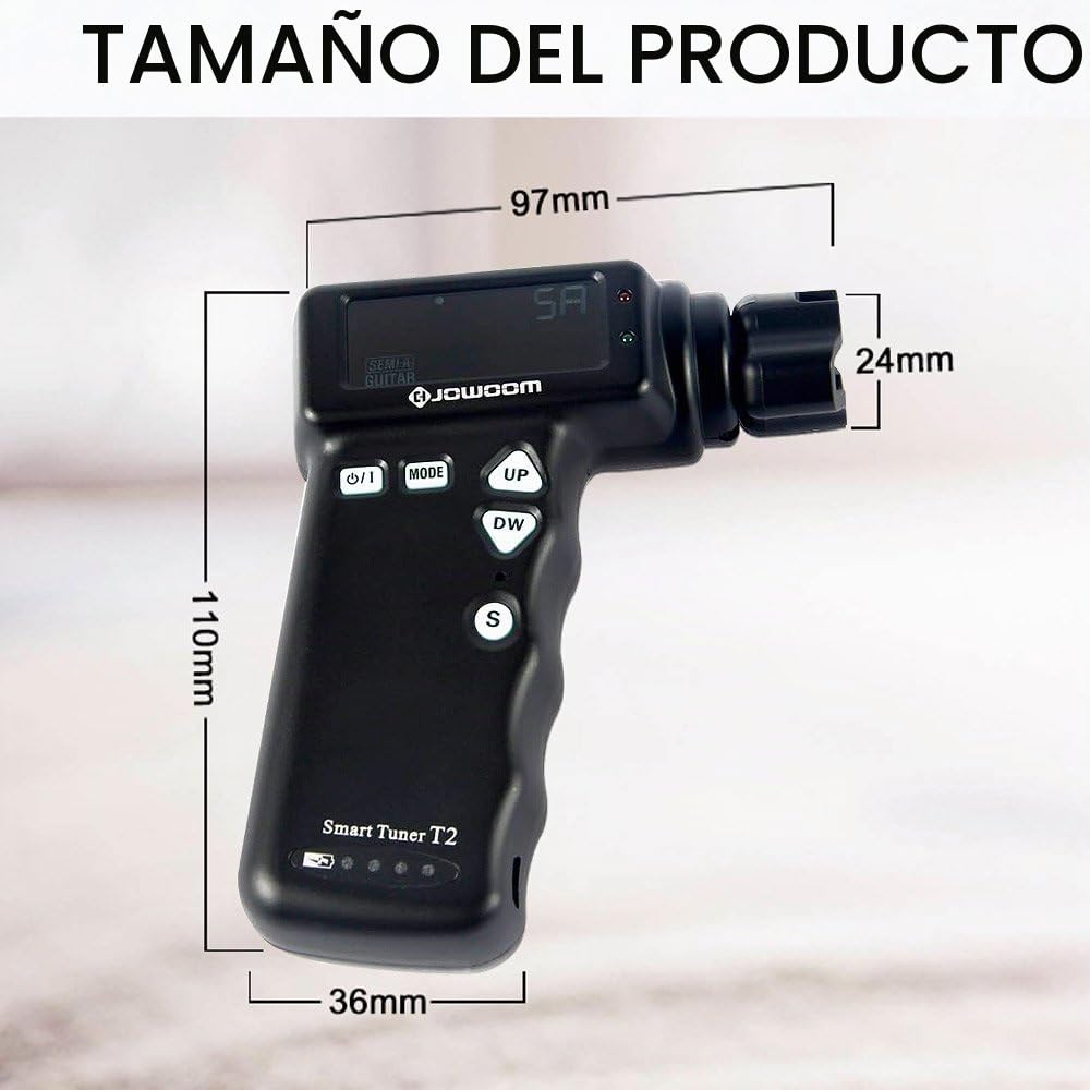 T2 Smart Tuner - Sintonizador automático de guitarra personalizado de alta velocidad para guitarra