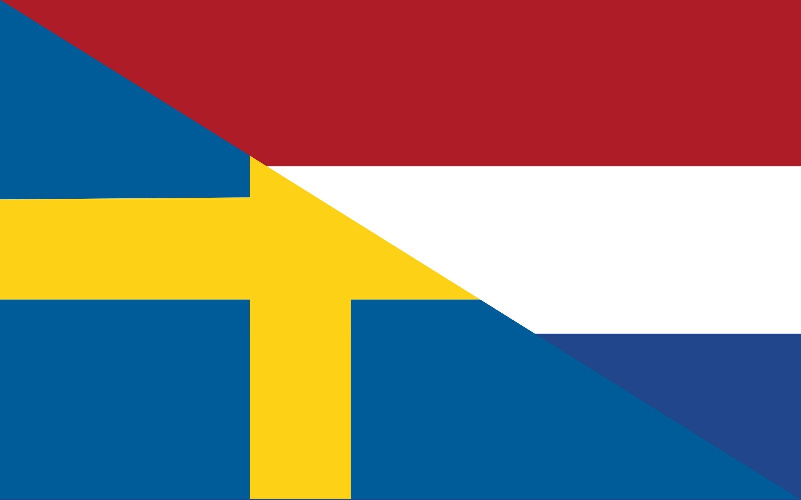 Drapeau Large Sveriges de haute qualité avec coutures renforcées