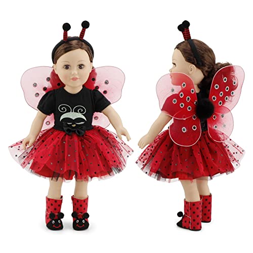 Emily Rose Lady Bug 5‑pc Costume