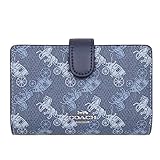 [コーチ] COACH 財布(二つ折り財布) F87936 インディゴ×ペールブルーマルチ ホース アンド キャリッジ プリント ミディアム コーナー ジップ ウォレット レディース [アウトレット品] [ブランド] [並行輸入品]