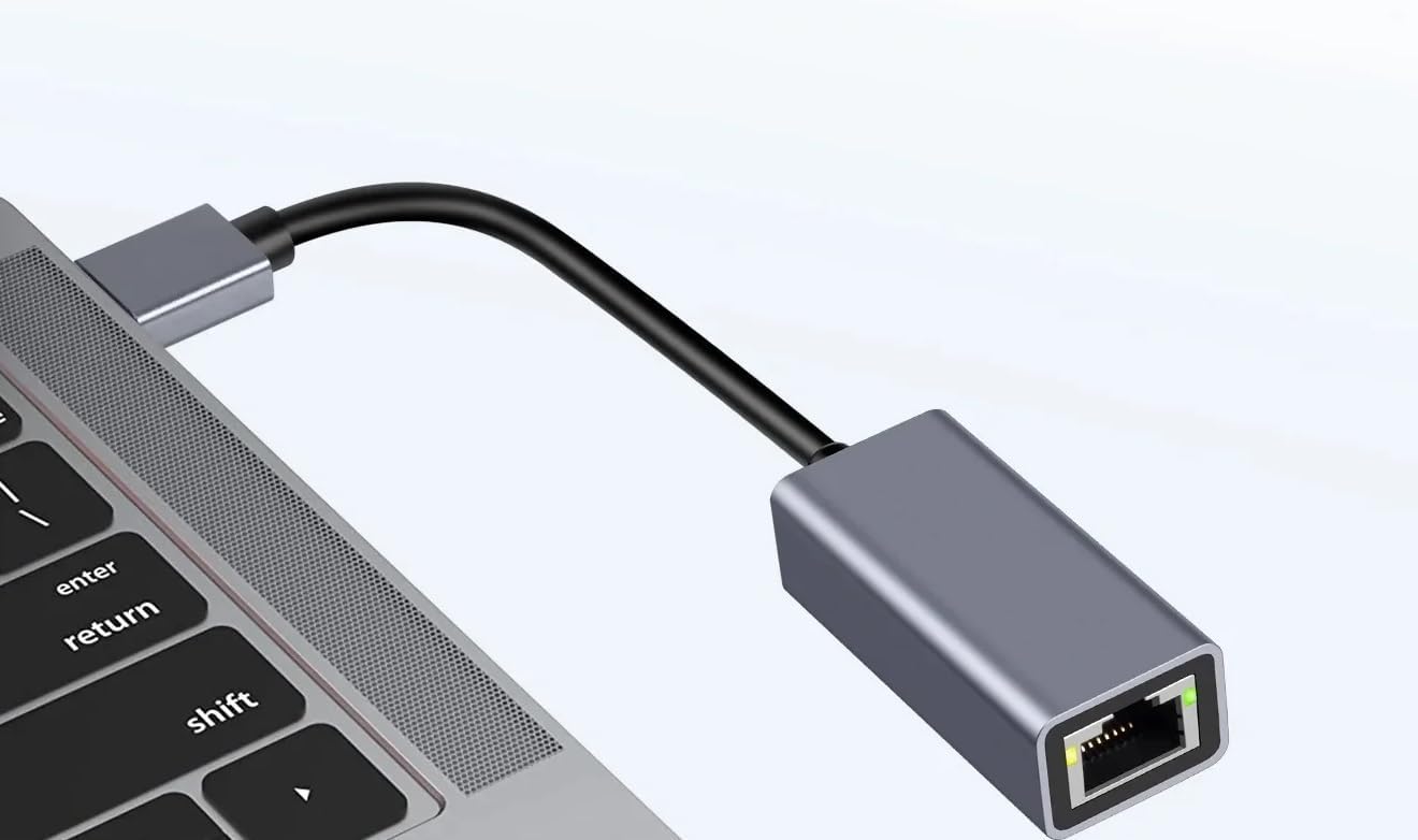 USB TY>pe C Ethernet Adapter 1000Mbps RJ45 Network Card for PC XP 7 8 10 Internet Cable(1000Mbps USB)