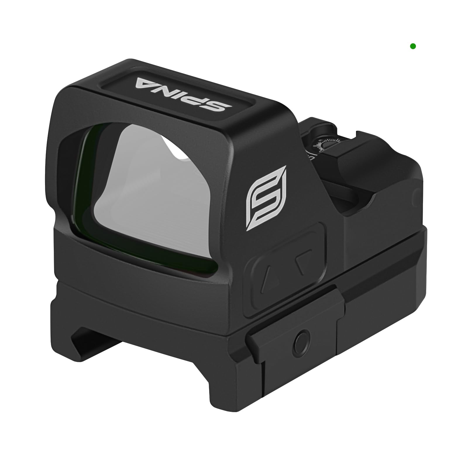 SPINA OPTICS FIRE-24G Green Dot Sight 3 MOA Dot,Motion Awake Green Dot,24mm Large Len, Full-Sized Optic with Picatinny Mount,10 Levels Brightness, Shockproof, Waterproof,not Red Dot Sights