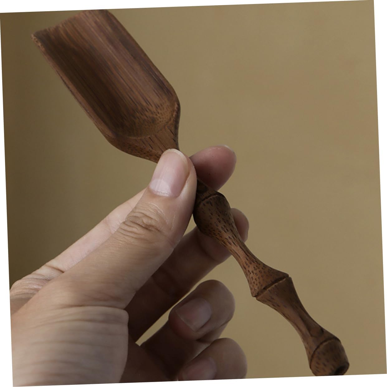 Hand-carved Bamboo Tea Scoop Multi-purpose Tea Spoon for Loose to Clean and Store Home Tearoom Use