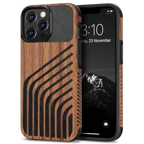 Coque iPhone 13 Pro en bois et carbone de luxe | TENDLIN