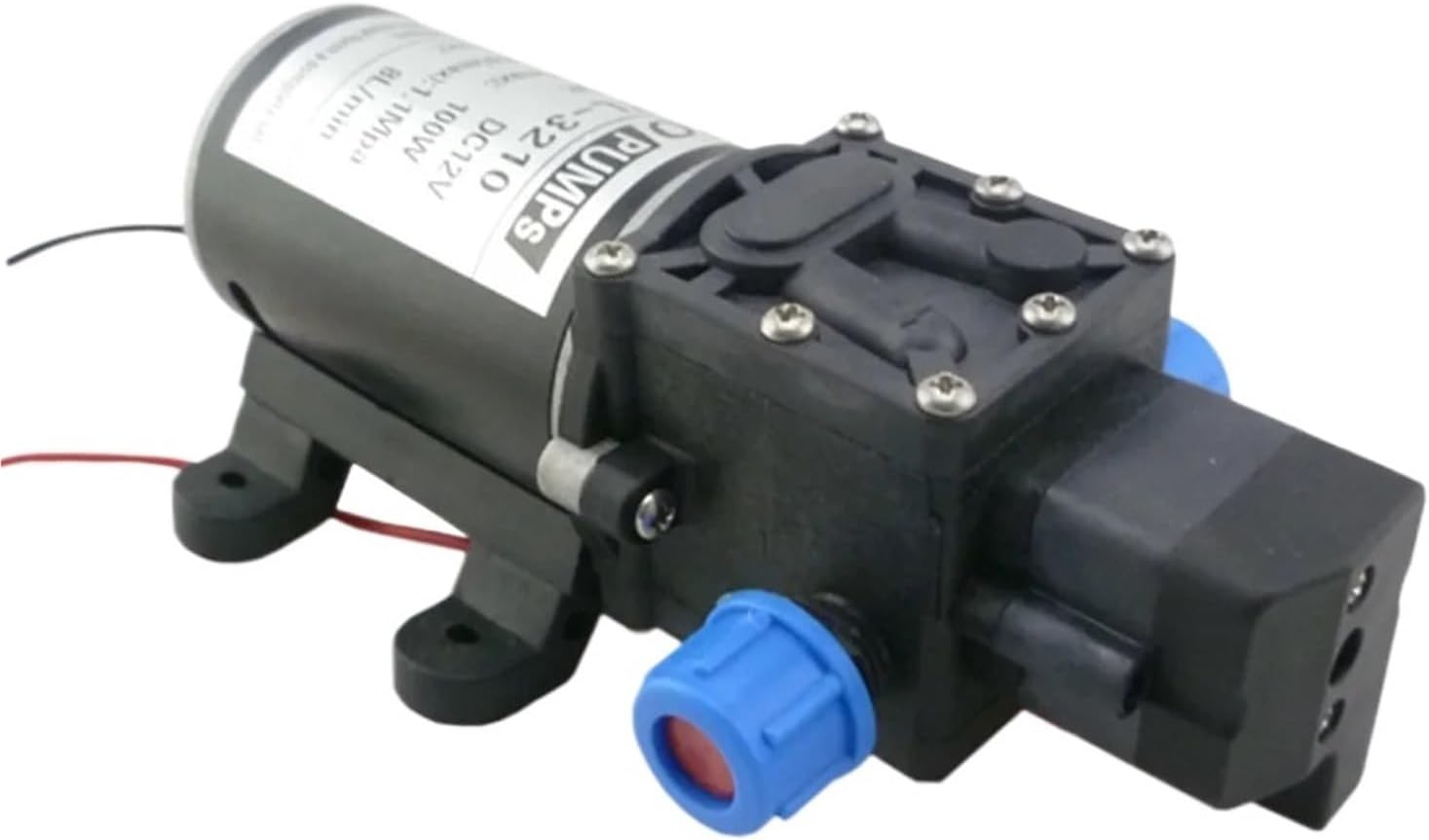 High pressure diaphragm water pump 100W 8L/min self priming sprayer pump mini electric Water Pump 12v(12V)