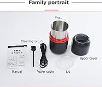 Vista 4 de BOLDWAY Mini molinillo de café eléctrico multifuncional sal pimienta molino hogar poderoso frijoles hierbas especias nueces molino máquina (blanco)