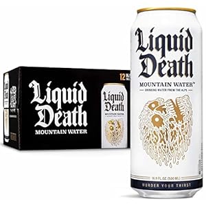 Liquid Death Mountain Water, 16.9 o...