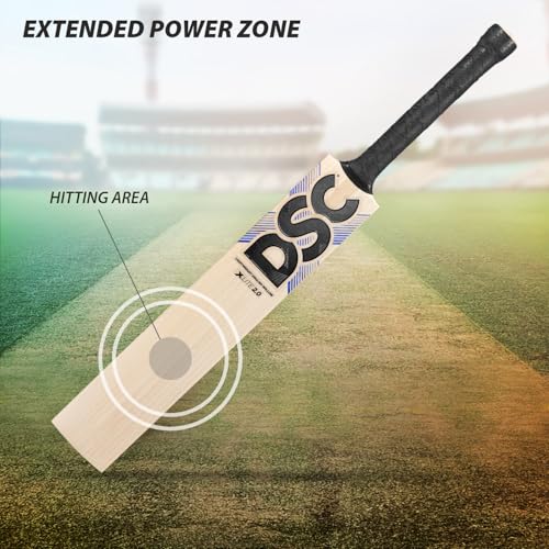 Image of DSC Xlite 2.0 English Willow Cricket Bat, Short Handle, Size-Mens