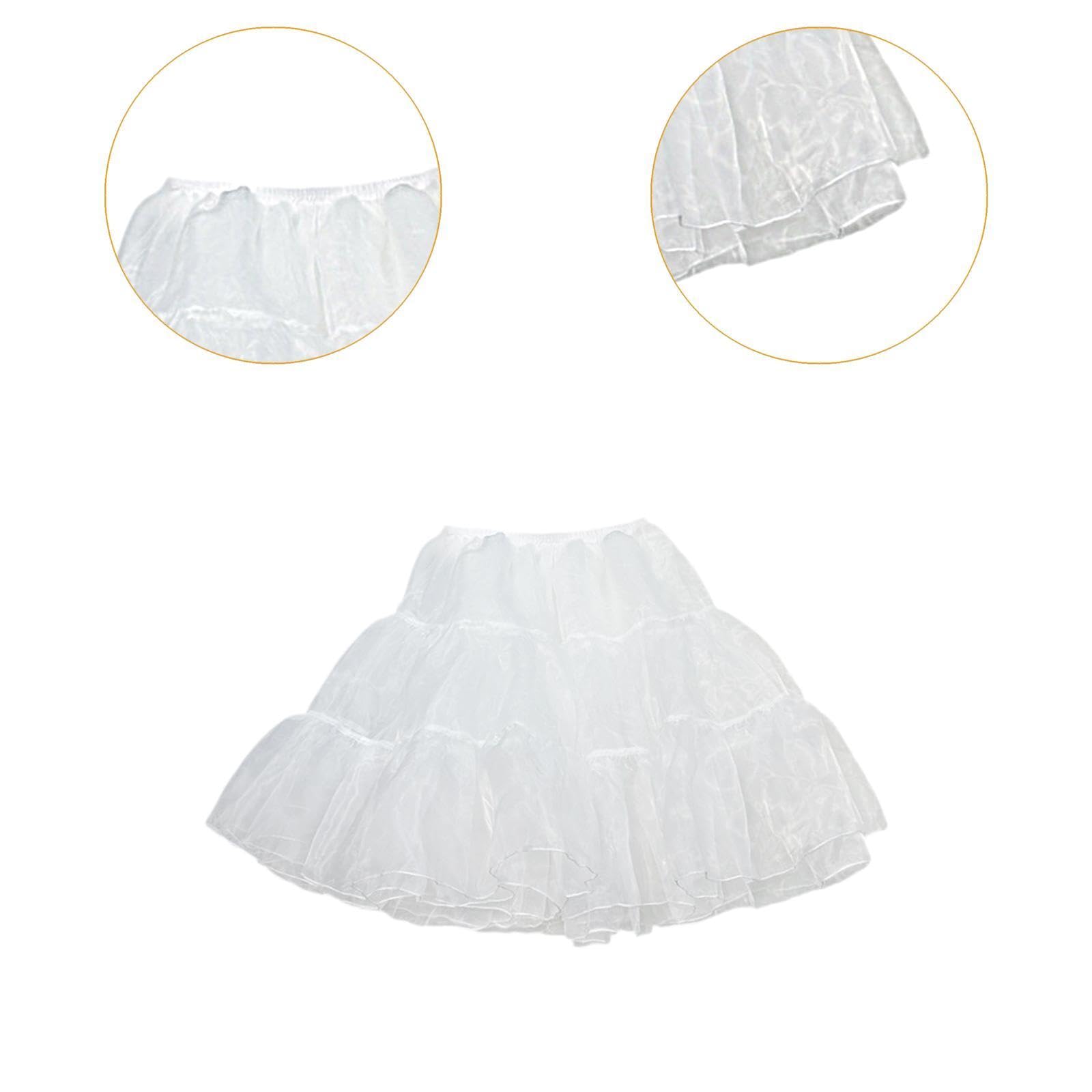 Sharplace Gonna Sottogonna Donna Petticoat Tulle Crinolina Elastico Fascia Regolabile Morbida Adatta a Matrimonio Ballo Danza Cosplay Eventi Scolastici