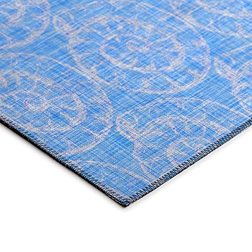 Tapete Addison Rugs Surfside Azul 3 x 5 pies miniatura 5
