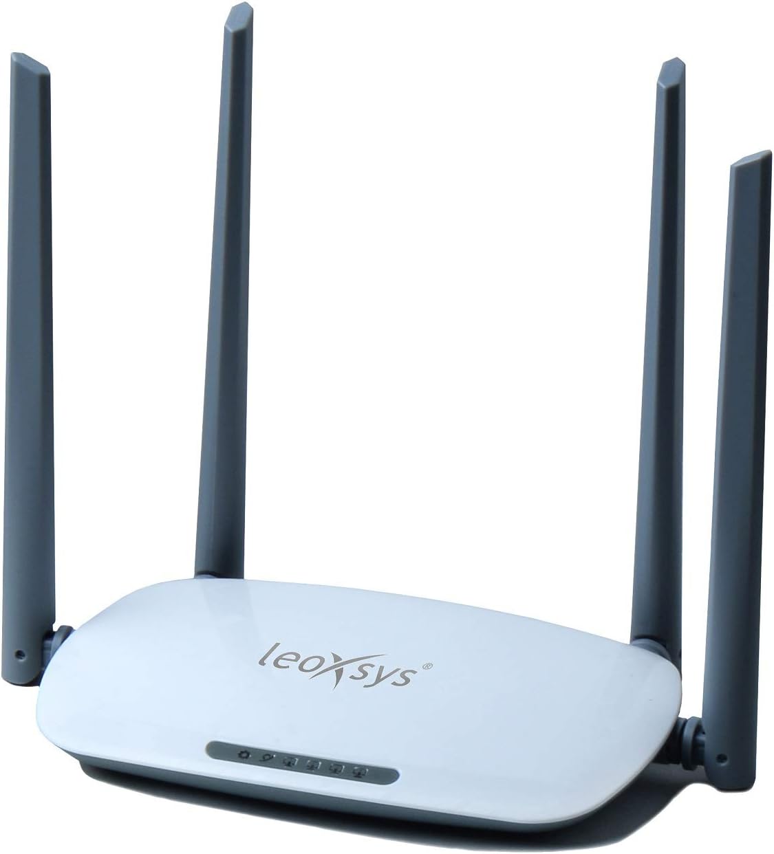 LEOXSYS LEO-300N-R4 Wireless Broadband Router WiFi Repeater Range Booster 300Mbps 11N High Gain with 4X 5dbi Antenna