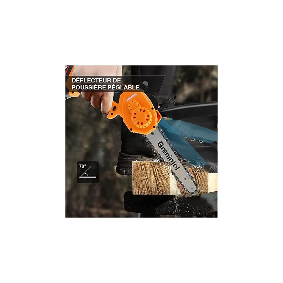 GARTOL Akku Kettensäge 8 & 6 Zoll - Bürstenlos 1000W Kompatibel Mit Makita 18V