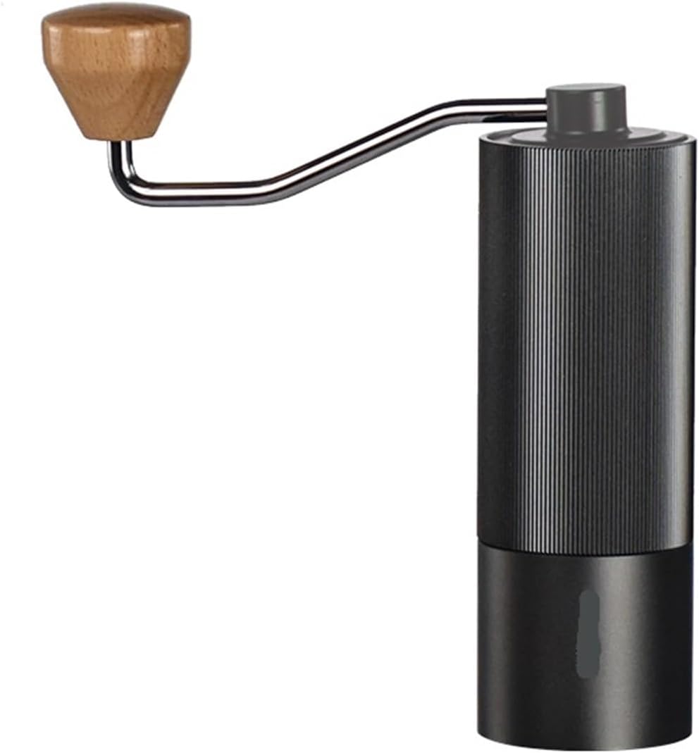 Manual Coffee Grinder Stainless Steel Burr Grinders Mill Kitchen Tool(Grey)