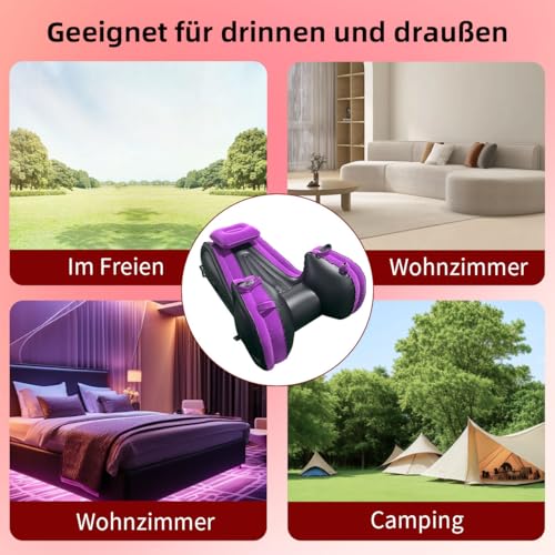 Sexmöbel, Sexsofa für BDSM G Spot Positionshilfe aufblasbarer Sexstuhl mit Kissen für Erwachsenenspiele Sexuelles Vergnügen Sexspielzeug für Paar Schlafzimmer