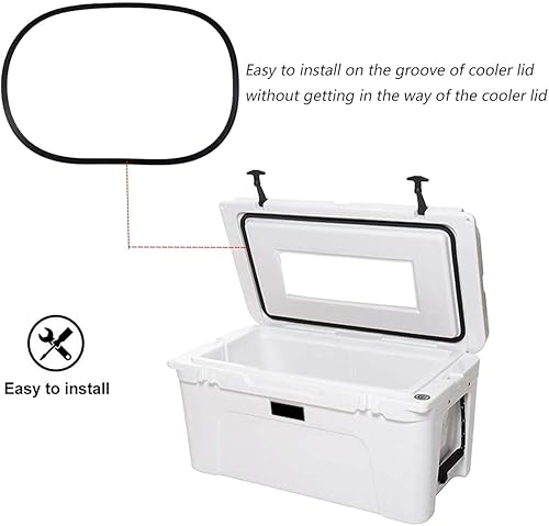 Miniatura 6 de Reemplazo de junta de tapa de enfriador de 6 pies compatible con enfriadores Yetii RTIC de 20 cuartos o 45 cuartos de galón