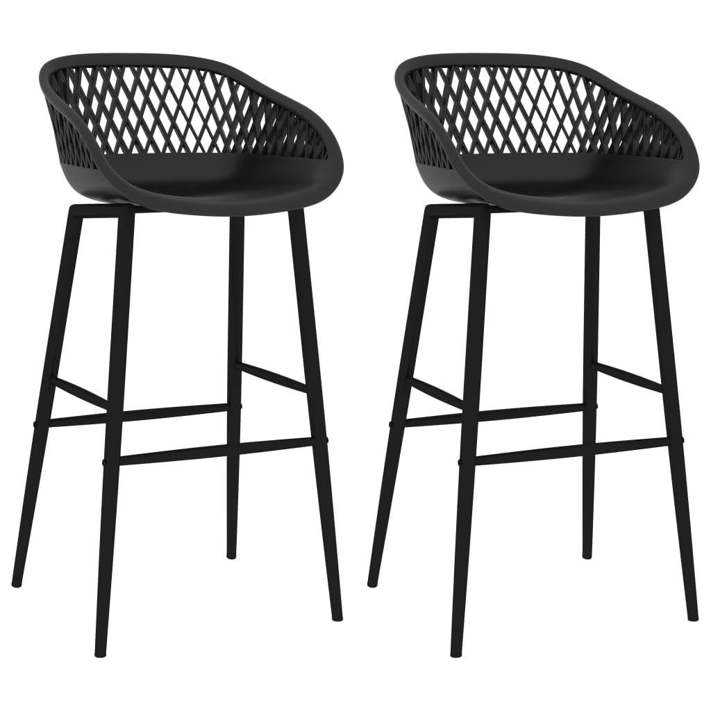 Tabourets de bar contre le mal de dos lot de 2 sièges modernes aspect maille