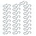 Aexit 1.9mm Dia Home Hardware Thread 16mm Length Iron Zinc Plated Self-Tapping Eye Screw Hook 50pcs Model:99as76qo513