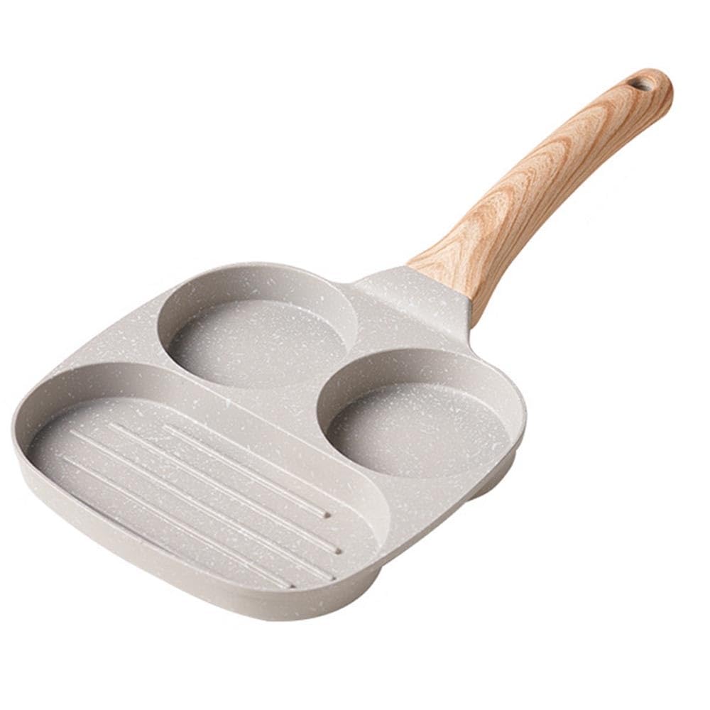 Patelnie Woki i patelnie do smażenia 7,5" Patelnia z powłoką granitową zapobiegającą przywieraniu, bez PFAS, bez PFOA, zdrowa patelnia do omletów, do kuchenek gazowych i