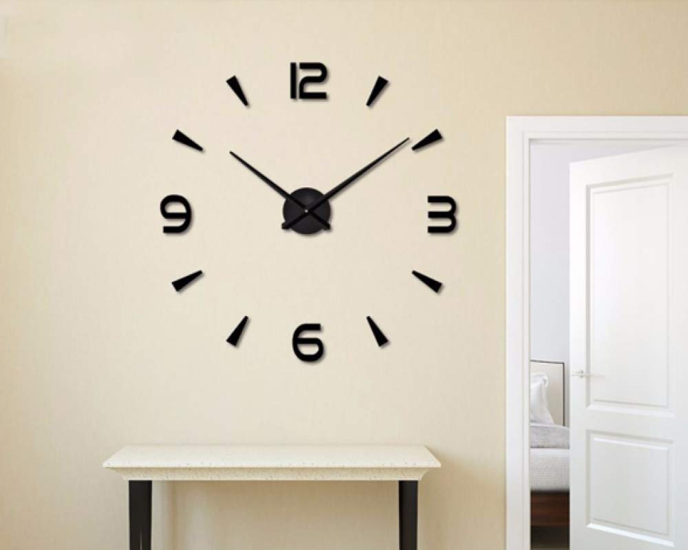 Horloge murale 3D acrylique pour sublimer la décoration de votre salon moderne