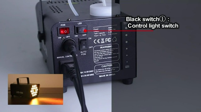 Amazon.co.jp: HOLDLAMP 500W FOG スモークマシン フォグマシン 18個の