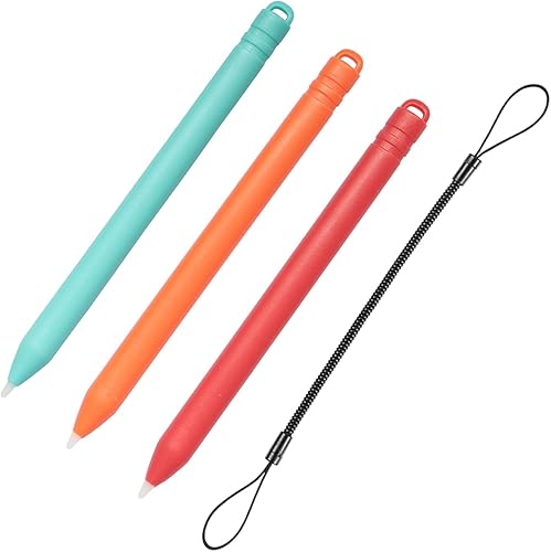 Lápiz de dibujo colorido de repuesto y cordón para tableta de escritura LCD, tableta de dibujo colorida, blocs de dibujo para niños, tablero de