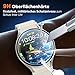 LK 3 Stück Displayschutz für Samsung Galaxy Watch 7/6 40mm Schutzfolie, Einfache Installation, Kratzfest, Blasenfrei, 9H Schutzglas für Galaxy Watch 7/6 40mm [ Neues Modell 2025]
