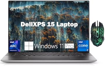 2024 XPS 15 9530 Business Laptop, 15.6" FHD+ Display, Intel 13th Gen 10-Core i7-13620H, 32GB DDR5, 1TB SSD, Arc Graphics A370M, Wi-Fi 6, Windows 11 Pro, Backlit KB