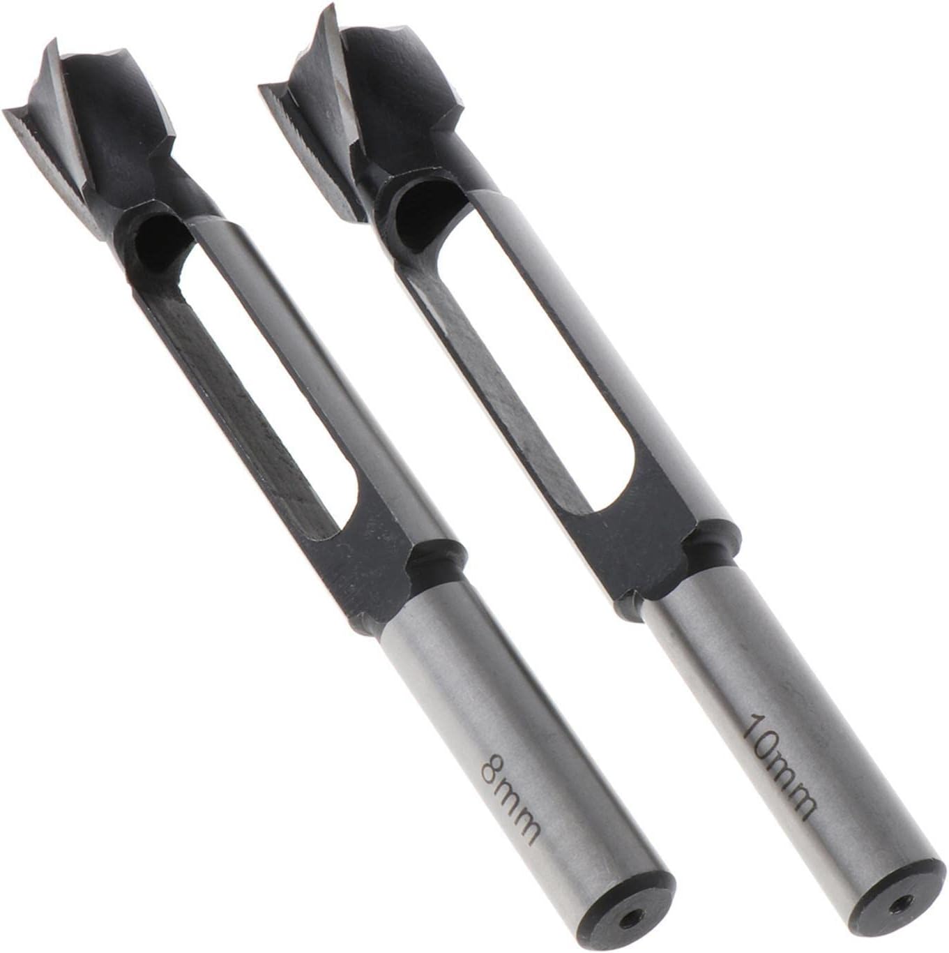 2Pieces Woodworking Round Shank Drill Bit Set Carpenter Wood Plug Hole Cutter Drill