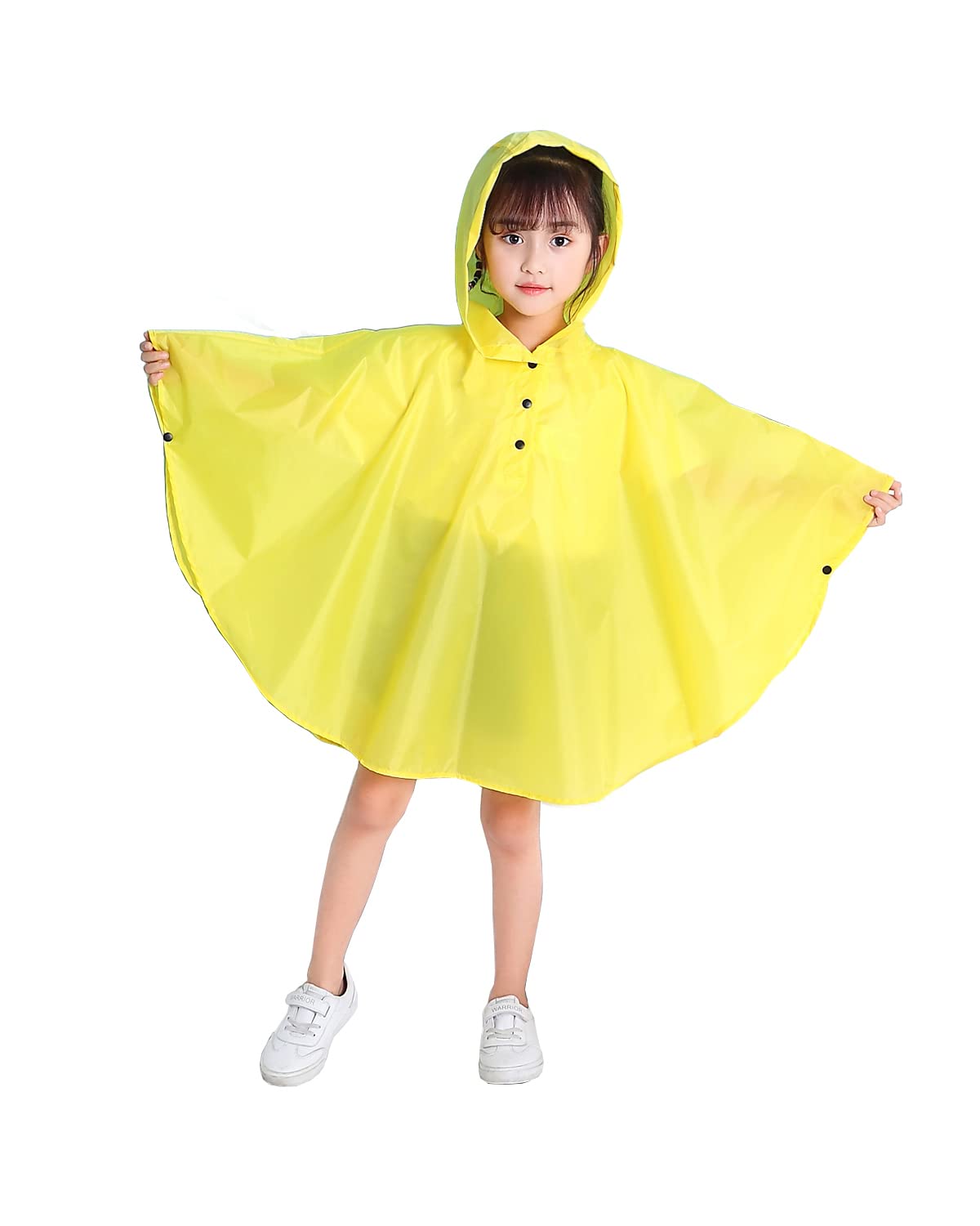 Freesmily Kids Cute Raincoat Waterproof Rain Poncho Jacket Coat for Girls Boys