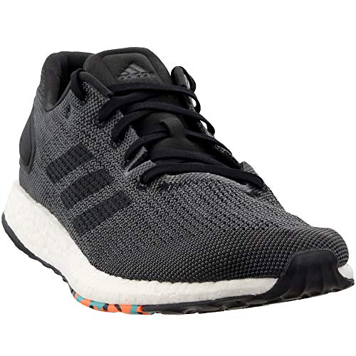 adidas Performance Men's Pureboost DPR Athletic Shoe, Black/Black/Grey, 6.5 M US