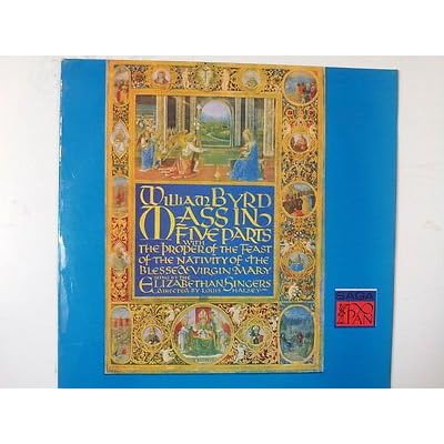 LP WILLIAM BYRD Mass in five parts, Louis Halsey