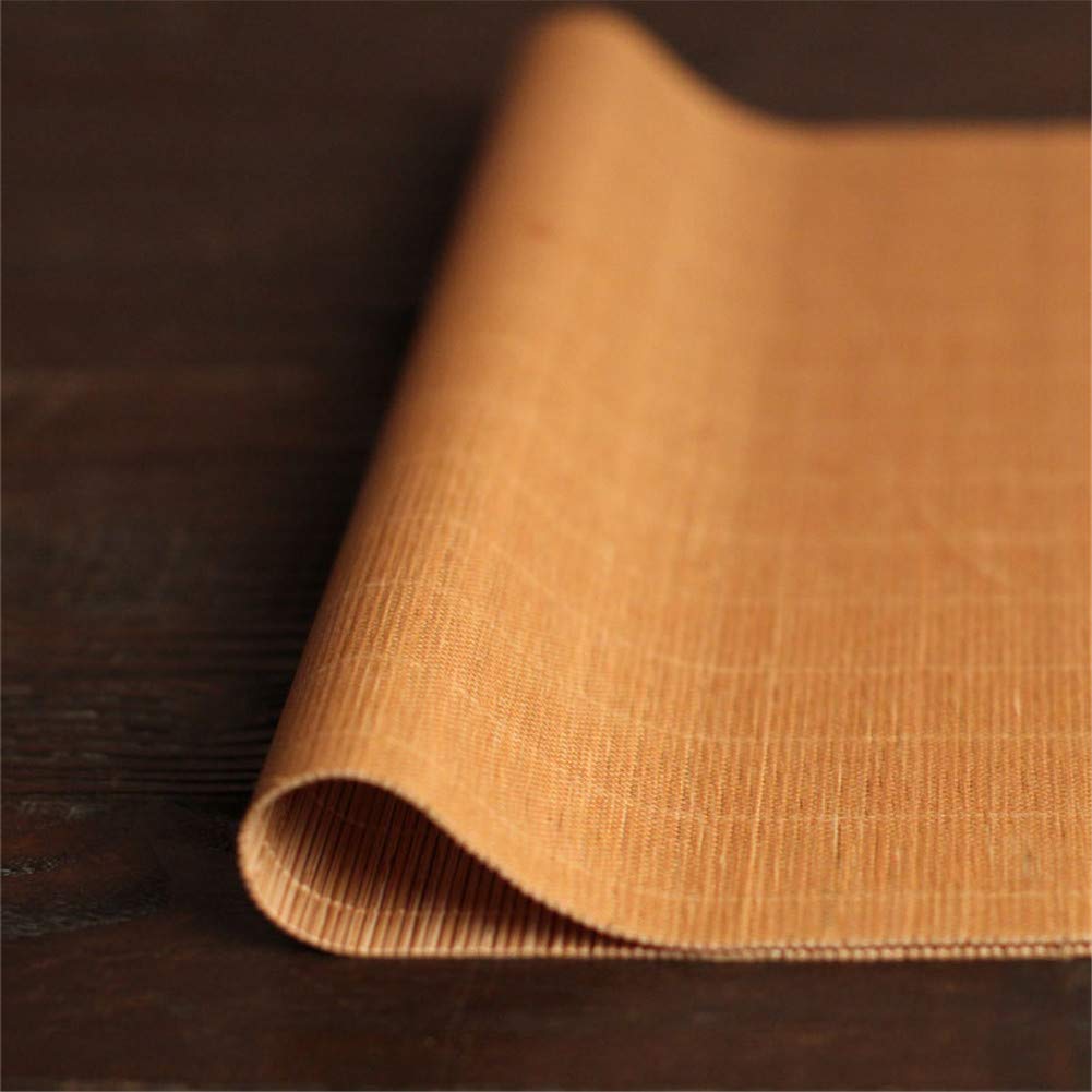 Tischläufer Aus Natürlichem Bambus, Verschiedene Größen rutschfeste Hitzebeständige Tischsets Für Weihnachten Hotel Cafe Home Kitchen Decoration,75 X 100cm(29"×39")