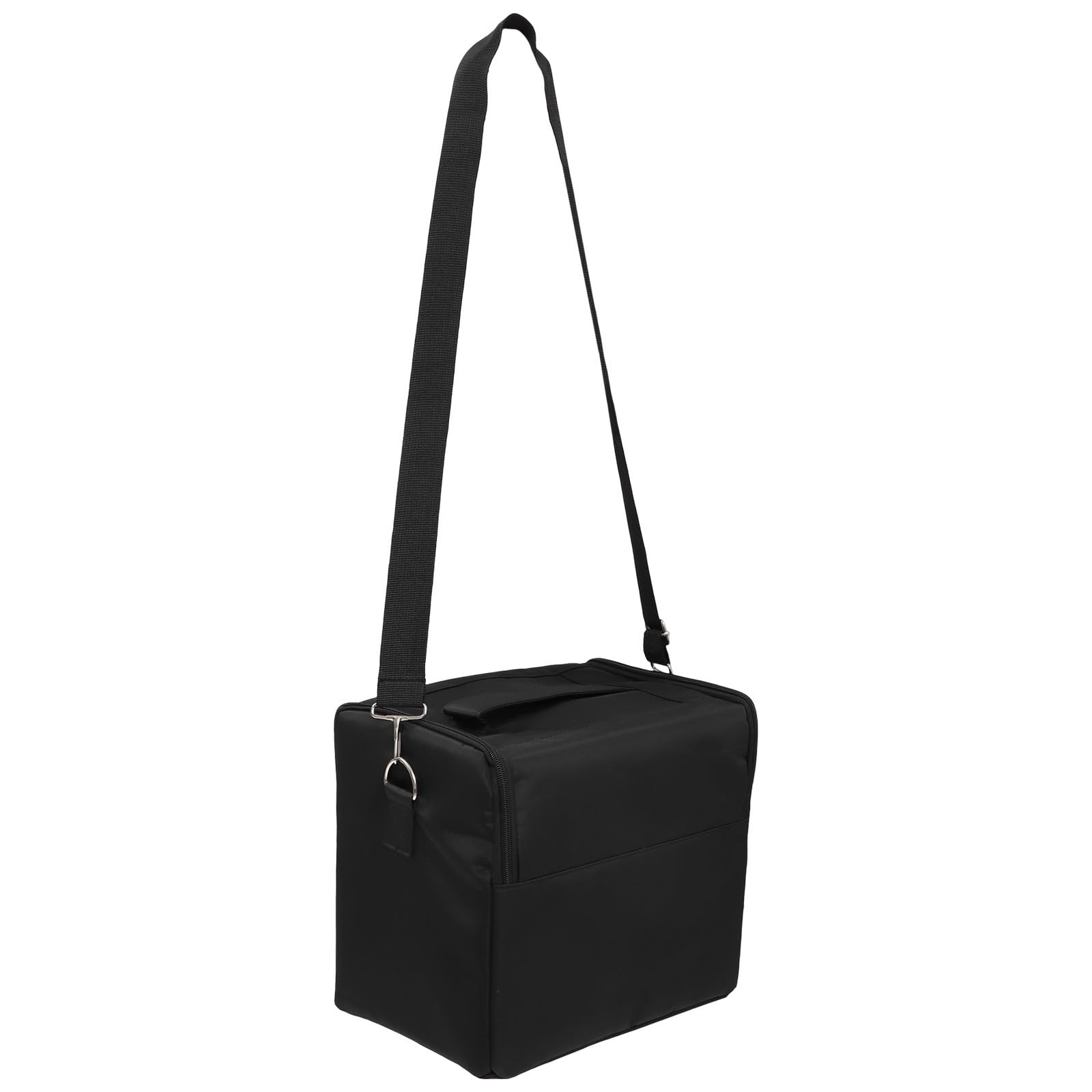 Große Kosmetiktasche mit Mehreren Fächern, Oxford Stoff, Schwarz
