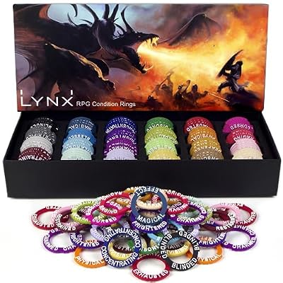 Marcadores de Condición p/Miniaturas rol - 96 Condition Rings/Anillos con 24 Efectos de Estado y Hechizos. DND Tokens p/Figuras RPG, Dungeons and Dragons, Dragones y Mazmorras Regalo Accesorios D&D | Ya disponible en tu tienda friki favorita! En mundofriki.es! Marcadores de Condición p/Miniaturas rol - 96 Condition Rings/Anillos con 24 Efectos de Estado y Hechizos. DND Tokens p/Figuras RPG, Dungeons and Dragons, Dragones y Mazmorras Regalo Accesorios D&D | Ya disponible en tu tienda friki favorita! En mundofriki.es!