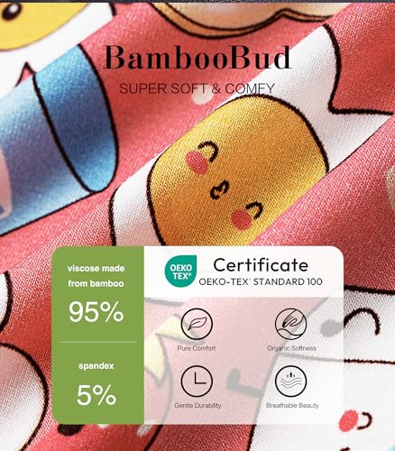 Boys Girls Pajama Set 2 Piece Little Kids Sleepwear Pjs Unisex Toddler Cute Soft Long Sleeve Pajamas Sets 2-6 Years3