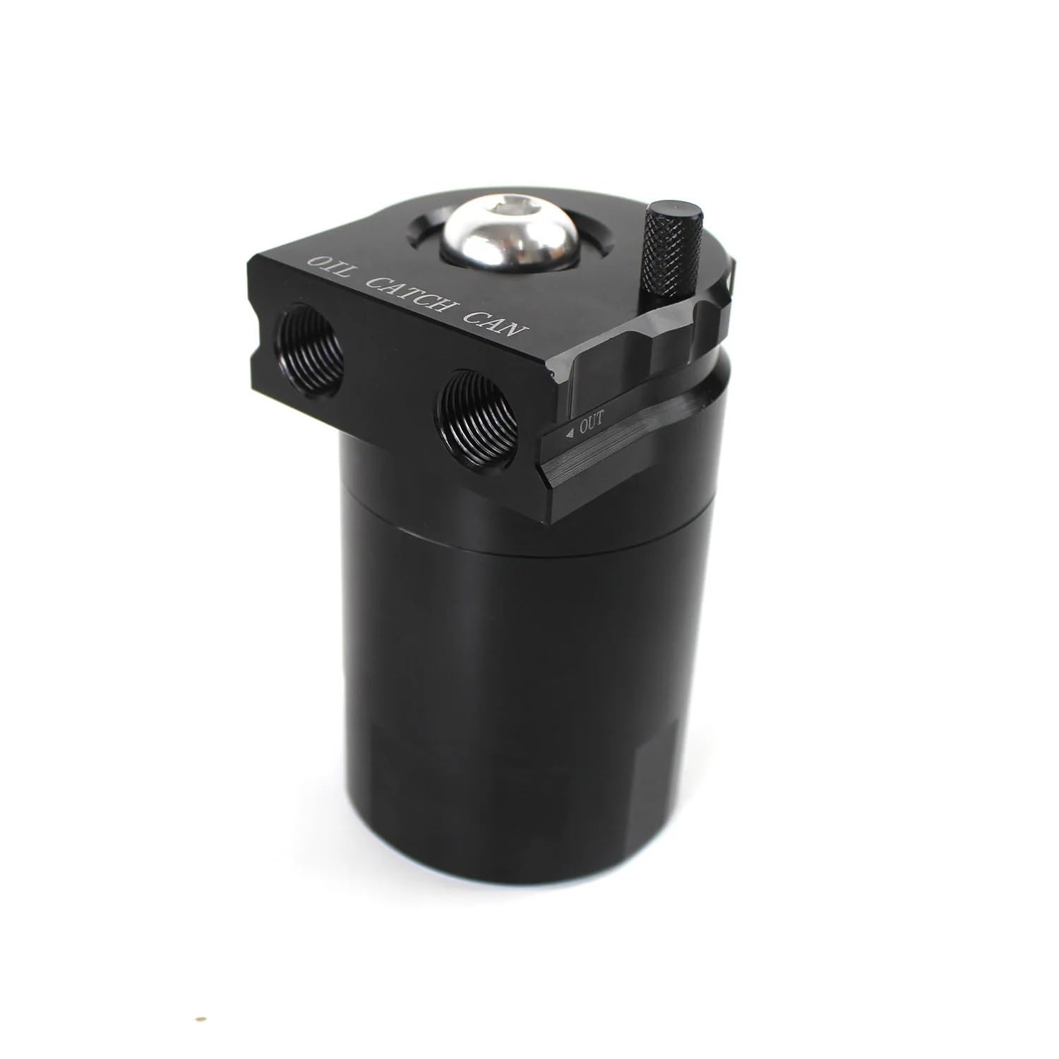 1 zestaw 400ml pojemnik do ściągania oleju samochodowego zestaw separatora oleju zbiornik z filtrem powietrza pasuje do F150 2.7EB 3.5EB 5.0 2011-2019 Zbiornik Oleju Wspomagania Kierownicy