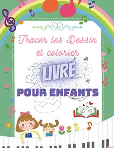 Tracer les Dessin et colorier livre pour enfants: Livre point à point pour les enfants de 5 à 10 ans: des puzzles point à point pour les garcon et les filles de 5 à 10 ans, 6 à 8 ans (French Edition)