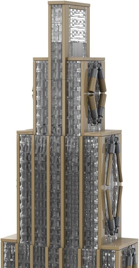 MOC-163239 1/800 Scale NYC 270 Famous Landmark Building Blocks Set - 3180 Piece Architecture Model, Detailed Skyscraper Replica for Adults & Collectors