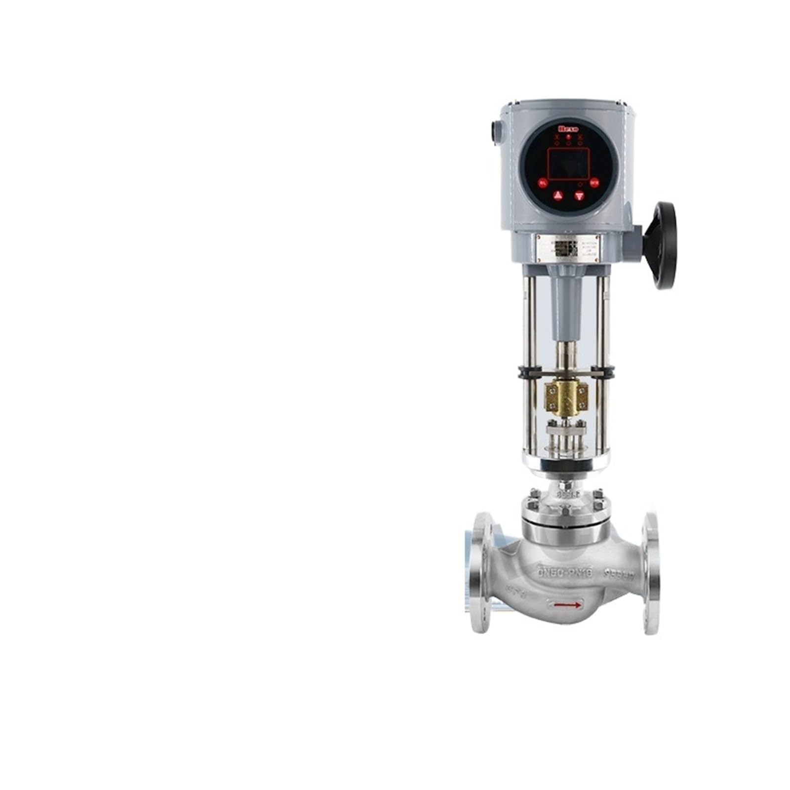 Vanne de régulation ZDLP-16 électrique linéaire de débit huile thermique et vapeur