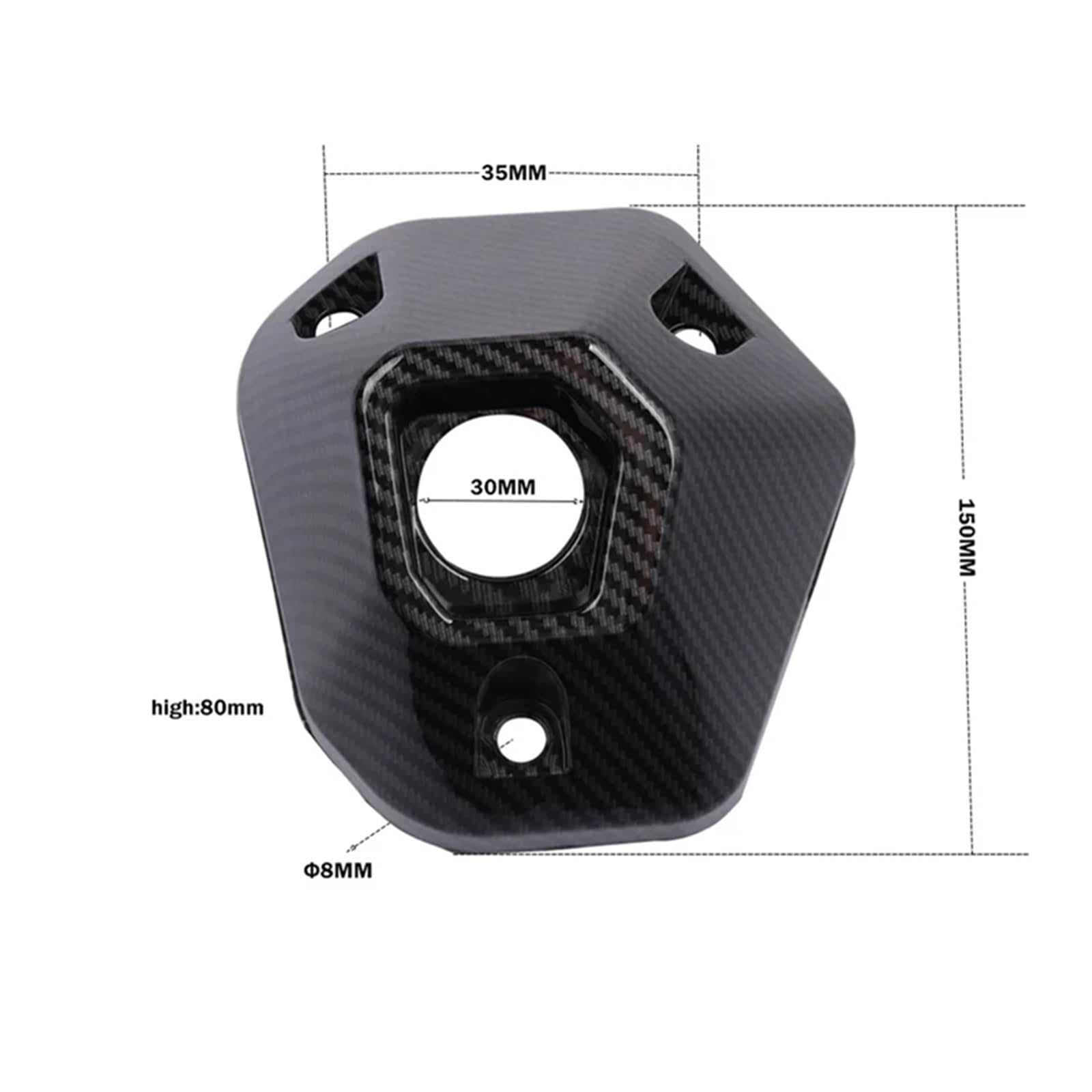Escudo térmico de Escape 6 piezas de silenciador tubo escape, protector térmico, cubierta protectora para puerto, compatible con Honda ADV150 2019-2020