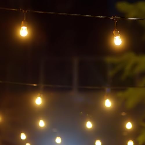 Miniatura 6 de Banord Paquete de 15 bombillas LED regulables de 2 W S14 de repuesto, 2200 K, impermeables, para exteriores, bombilla de filamento LED vintage,