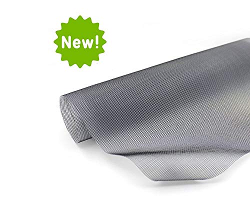 Image of LifeKrafts 120 GSM Fiberglass Windows Mosquito Net Roll. DIY Cut to Any Size, for Small & Big Windows. Highly Durable and Best in Class (Size 120cms*05meter, Grey Color)