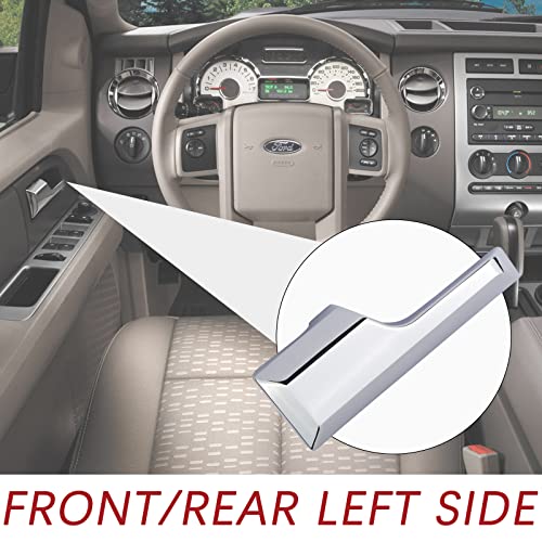 Tqponly Interior Door Handle,Compatible With 2007-2017 Ford Expedition Lincoln Navigator Front Or Rear Left Driver Side #TOP1