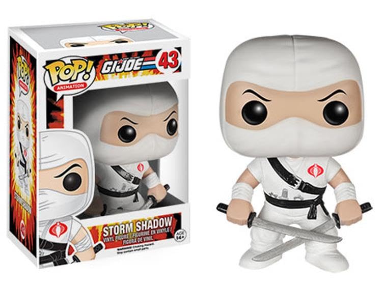 Figurine Funko Pop G.I. Joe Storm Shadow en vinyle rétro avec sa boîte de protection ToyBop