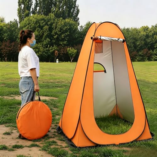 TORIBIO Pop Up Camping Shower Tent, Portable Beach Dressing Changing 120CM by TORIBIO - Used condition - Image 4