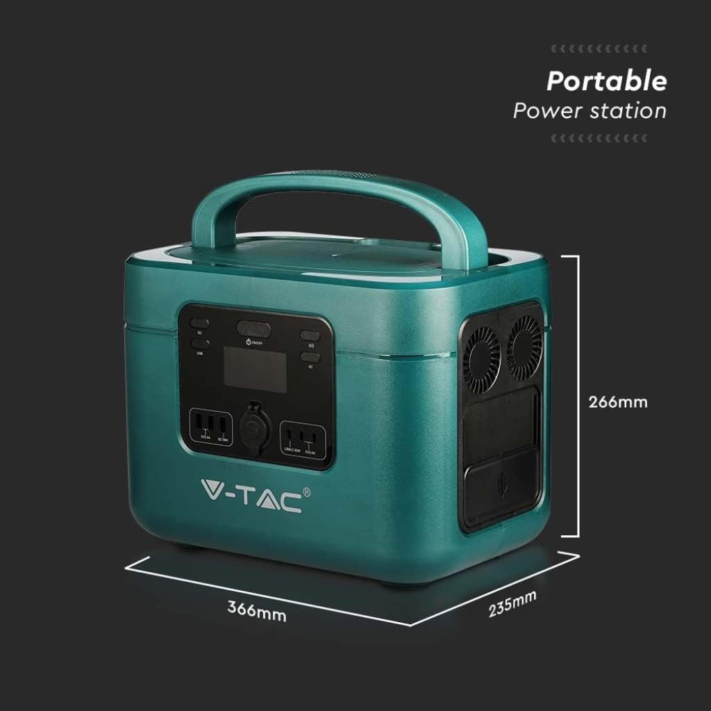 Dimensions of V-TAC VT-1001 Portable Power Station
